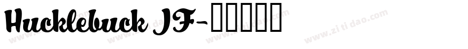 Hucklebuck JF字体转换